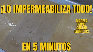 ¡Impermeabilízalo TODO por solo 2€ con este invento absurdo [upl. by Arhat]