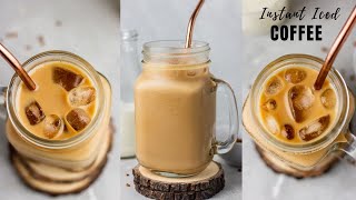 HOW TO MAKE ICED COFFEE QUICK AND EASY RECIPE [upl. by Aivitnahs330]