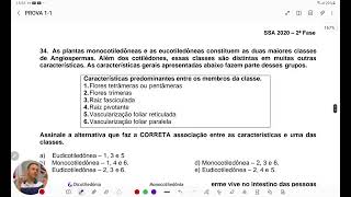 As plantas monocotiledôneas e as eucotiledôneas constituem [upl. by Adnavoj]