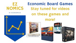 EZ NOMICS Coming soon in 2024 Economic Board Games [upl. by Etnaihc580]