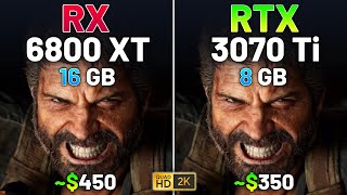 RX 6800 XT vs RTX 3070 Ti  Test in 12 Games in 2024 [upl. by Dnob]