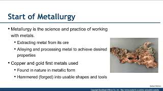 Intro to Metallurgy  Chapter 1  Part 1 [upl. by Micah]