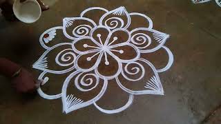 New year 2023 kolam margazhi muggulu Puthandu kolam Dhanurmasam muggulu easy rangoli pongal kolam [upl. by Nodnnarb]