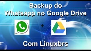 Backup do Whatsapp integrado ao Google Drive  Português [upl. by Attenyw]