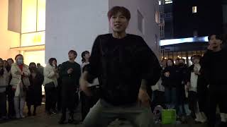 231228 kpop cover dance team ONE OF  Like OOHAHH TWICE Hongdae busking [upl. by Mathilde]