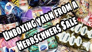 Unboxing Sale Yarn from Herrschners  Yarn Haul  Bagoday Crochet [upl. by Stacia]