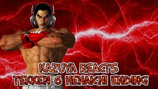 Kazuya Mishima Reacts Hehaichi Mishima Tekken 6 Ending [upl. by Pliske982]