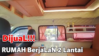 RUMAH BERJALAN 2 LANTAI SIAP PAKAI DIJAMIN NYAMAN DAN BETAH GA MAU PULANG GUYS CAMPERVAN INDONESIA [upl. by Sotsirhc]