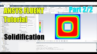 ✅ Ansys Fluent Tutorial  Solidification  Part 22 [upl. by Ocram251]