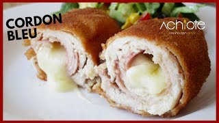 PECHUGA RELLENA DE JAMÓN Y QUESO O CORDON BLEU  Sabrosas tiernas y fáciles de hacer [upl. by Enuj]