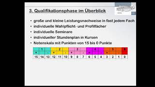 Oberstufe  Abiturergebnis  Abiturprüfungsfächer  Fächerwahl  Kursprogramm  Qualifikationsphase [upl. by Sephira]