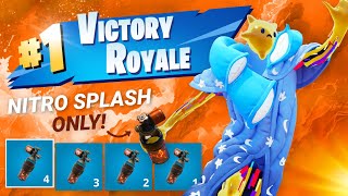 Victory Royale with Only Nitro Splash [upl. by Kus]