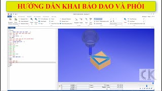 Cimco Edit  Hướng dẫn khai báo dao và kích thước phôi [upl. by Quickel]