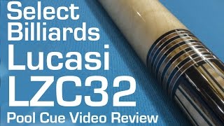 Lucasi LZC32 Pool Cue Review by Select Billiards [upl. by Calandria]