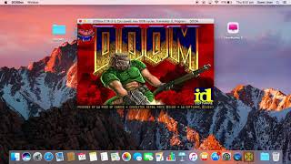 How to set up dosbox on mac 1  Installing dosbox and doom shareware [upl. by Anirres]