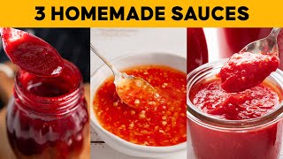 3 Easy Homemade Sauces  Thai Sweet Chilli Thai Sriracha Sauce Plum Sauce  Marions Kitchen [upl. by Blader]