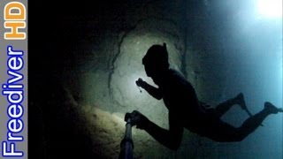 Okinawa Blue Cave  Freediving in Japan Maeda Point [upl. by Aicilana]