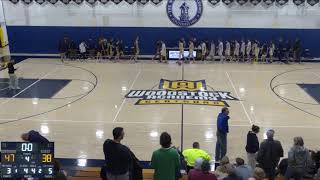 The Woodstock Academy vs Ledyard High School Mens Varsity Basketball [upl. by Fellows]