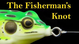 How to tie the improved clinch knot fishermans knot [upl. by Supmart]