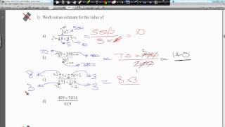 clip101 Grade C GCSE MATHSWATCH CD Estimating Answers c [upl. by Grindle]