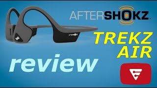 Auriculares que NO SE PONEN EN LA OREJA AFTERSHOKZ TREKZ AIR  Review español 2019 [upl. by Gnilrad]