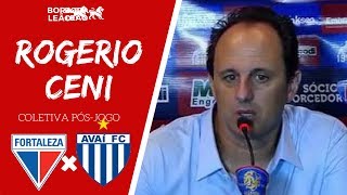 COLETIVA COM ROGÉRIO CENI  FORTALEZA 1x1 AVAÍ  SÉRIE B 2018 [upl. by Aillil57]