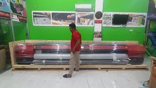 FULL INSTALLATION SOLVENT PRINTER  RYKER Y4 KM 512i  PHOTOPRINT 19 CLOUD EDITION [upl. by Surad]