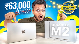 I Bought MACBOOK AIR M2 At ₹63000😱 [upl. by Walliw]