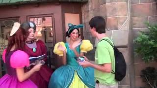 Cameron V proposes to Drizella Tremaine WDW [upl. by Ecyoj]