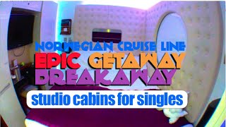 NCL Studio Cabins EPIC Getaway Breakaway [upl. by Nnahtur]