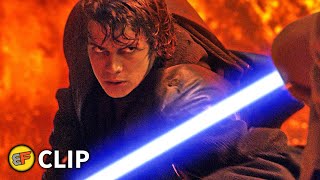 ObiWan vs Anakin  Duel on Mustafar Part 1  Star Wars Revenge of the Sith 2005 Movie Clip HD 4K [upl. by Eeb906]