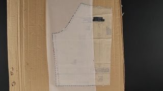 How To Decrease The Waist In A Commercial Pattern [upl. by Adnoryt]