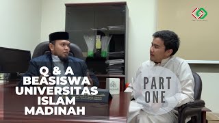 Beasiswa Q amp A Beasiswa Universitas Islam Madinah 12 [upl. by Oslec]