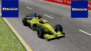 assetto corsa test F1 2000 MINARDI M02 acfl [upl. by Shel]