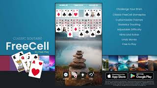 FreeCell By Pixel Play  A Classic Solitaire Game for Mobile [upl. by Eisdnil]