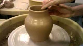 How to properly throw a vase on a pottery wheel [upl. by Lynus]