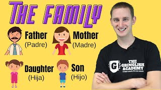 🇺🇸 LA FAMILIA EN INGLES  Familia inmediata y extendida  Vocabulario completo [upl. by Feodor]