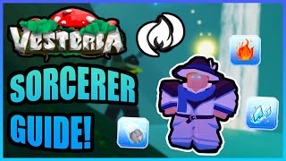 Vesteria  Sorcerer Guide StatsSkills Equipment and More [upl. by Ardnot10]