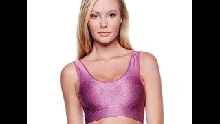 Rhonda Shear Diamond Collection quotAhhquot Leisure Bra [upl. by Evangelist]