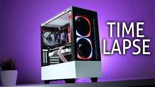 NZXT H510 ELITE Time Lapse Build AWESOME 1500€ Gaming PC [upl. by Beasley]