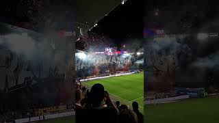 Basler Feuerwerk zum Intro des Schweizer Klassikers fcbasel1893 [upl. by Gnoud907]