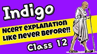 INDIGO CLASS 12 DETAILED EXPLANATION IN HINDI  FLAMINGO TERM 2 2022 [upl. by Herald]