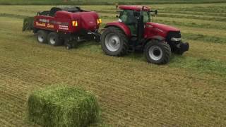 Donald Love Windrowing amp Baling NZ 20152016 baling season [upl. by Irme]