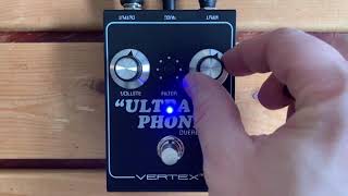 5 Minutes with the Vertex Ultraphonix Overdrive  Pedal Demo [upl. by Yllek]