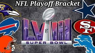 2024 NFL Playoff Bracket  Unpretentious Sports [upl. by Sezen273]