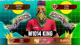 Finally M1014 Top 1 Done ✅Tarun M1014 King🚀Solo Rank Push Tips and tricks freefire [upl. by Chipman543]