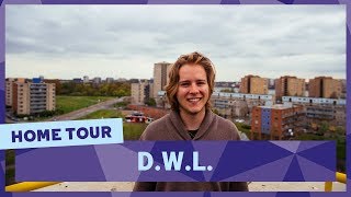 Tour of Luuk’s home in the DWL building  Rotterdam De Esch [upl. by Tnek]