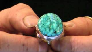 Mens Turquoise Ring [upl. by Ayet]