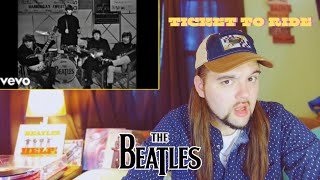 Drummer react to quotTicket to Ridequot by The Beatles [upl. by Rosmarin416]