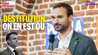 Destitution de Macron  on en est ou  Ugo Bernalicis fait le point [upl. by Aonian]